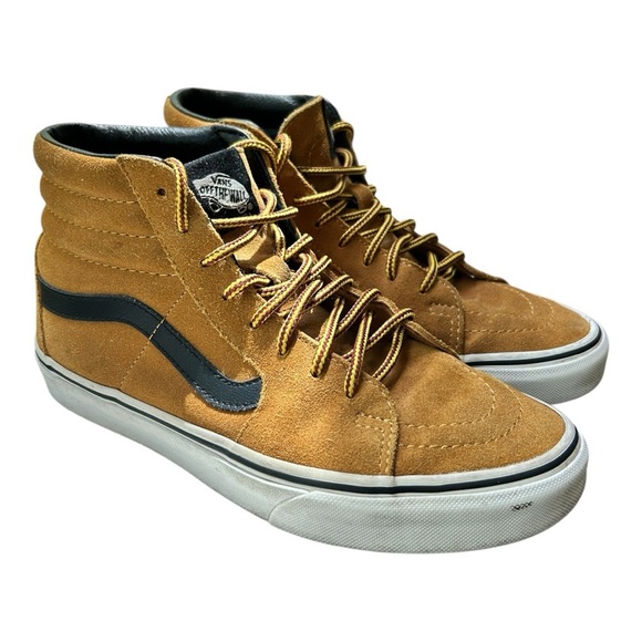 Vans Sk8 Hi Pro Brown Black Skateboard Shoes Sneakers US M6/W7.5 - Picture 1 of 6
